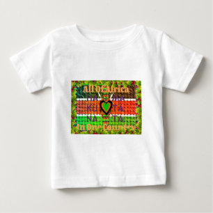 Kenya: All of Africa in One Country - Woven Flag  Baby T-Shirt