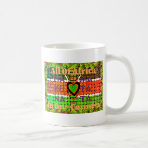 Kenya: All of Africa in One Country - Woven Flag Coffee Mug