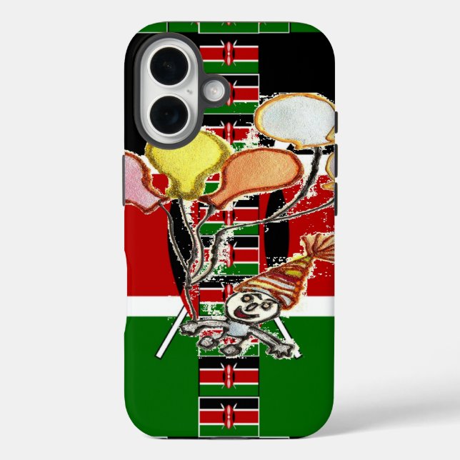 Kenya Birthday Case-Mate iPhone Case (Back)