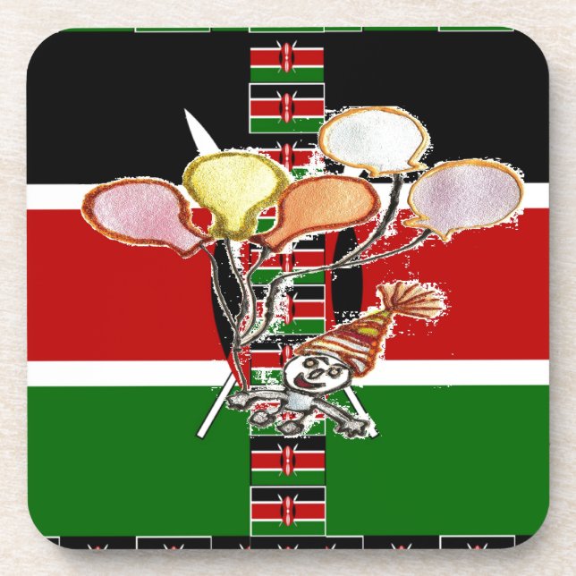 Kenya Birthday Coaster (Front)