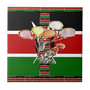 Kenya Birthday Tile