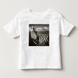 Kenya. Black & white of zebra and plain. Toddler T-Shirt