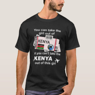 Kenya Boarding Pass Kenya Girl Kenya T-Shirt