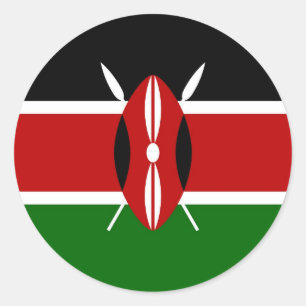 KENYA CLASSIC ROUND STICKER