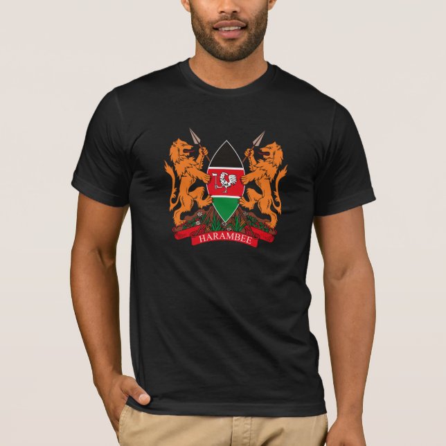 Kenya Coat of Arms T-shirt (Front)