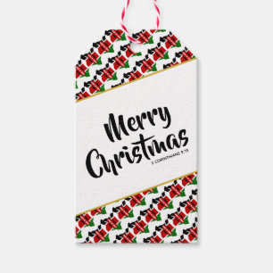 KENYA Custom Merry Christmas Bible Scripture Gift Tags