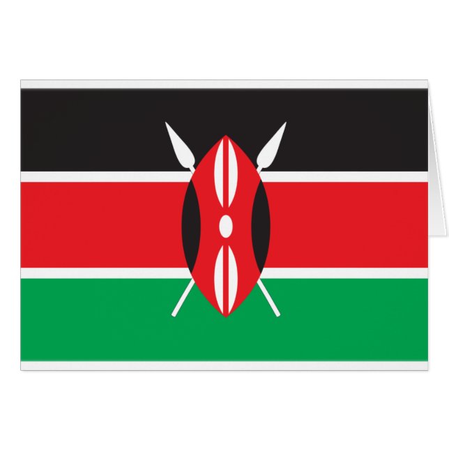 Kenya Flag (Front Horizontal)
