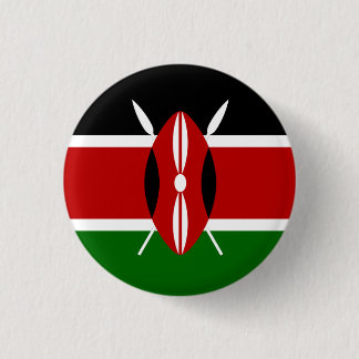 Kenya Flag 3 Cm Round Badge