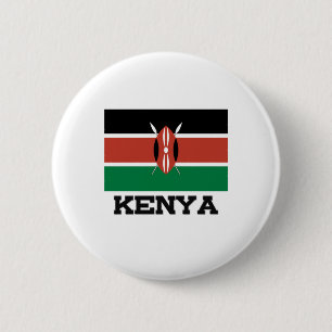 Kenya Flag 6 Cm Round Badge