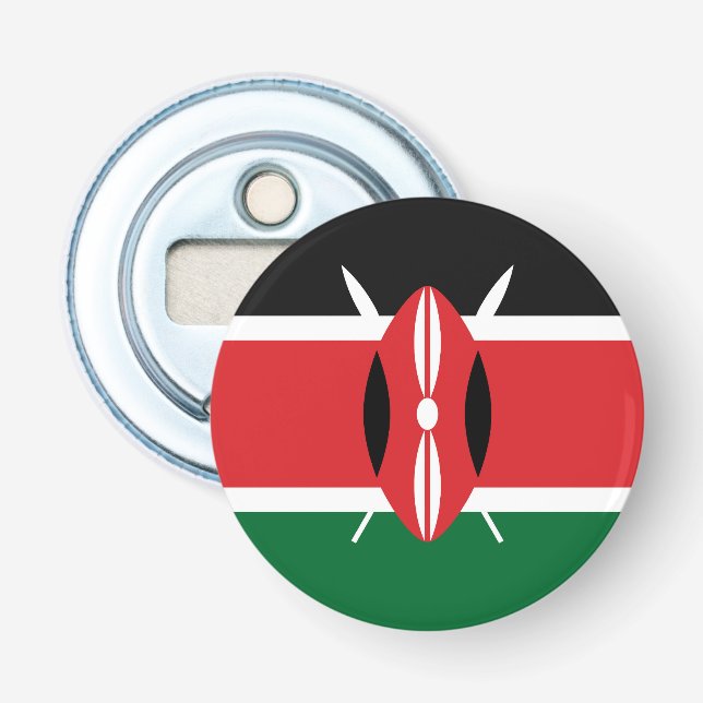 Kenya flag bottle opener (Front)