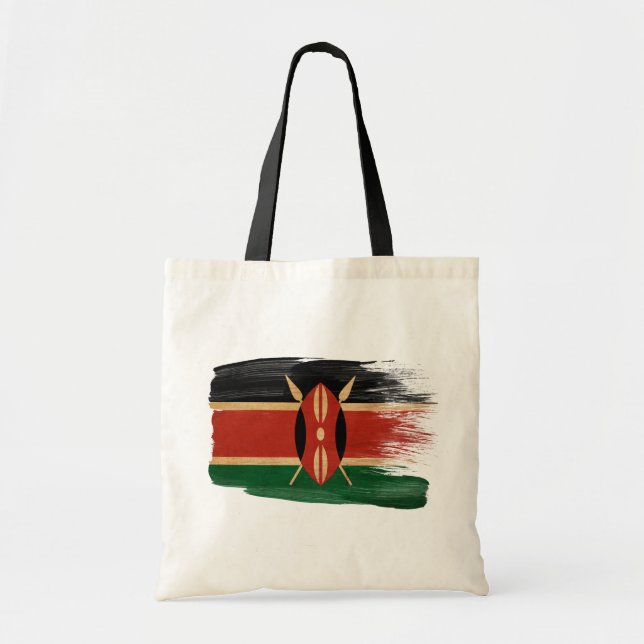 Kenya Flag Canvas Bags (Front)