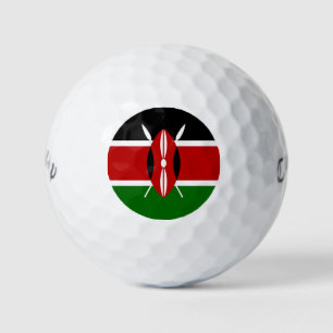Kenya flag         golf balls