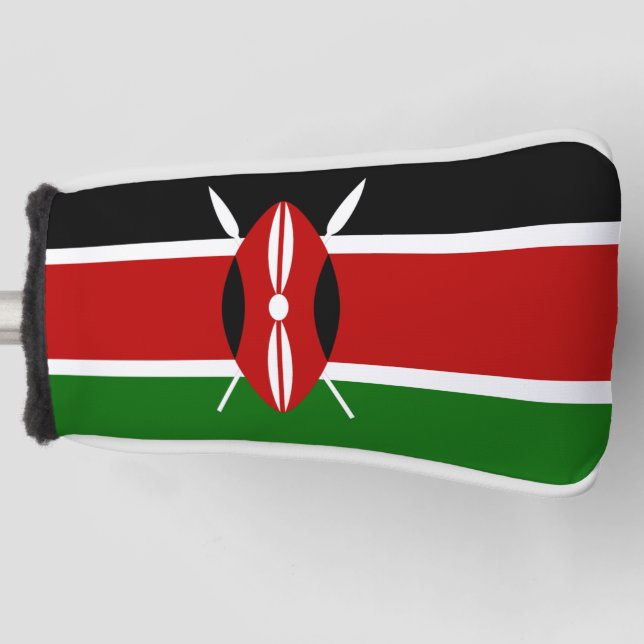 Kenya flag golf head cover (Front)