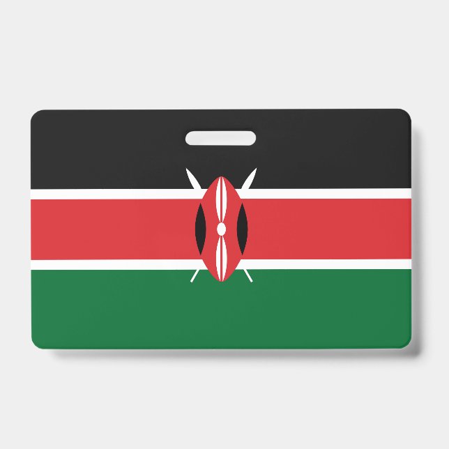 Kenya flag ID badge (Front)