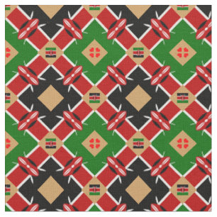 Kenya Flag & Kenya Trendy Fabric /fashion