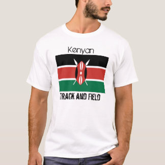 Kenya_flag, Kenyan, Track and Field T-Shirt