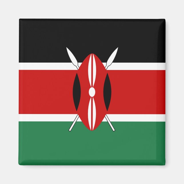 Kenya Flag Magnet (Front)