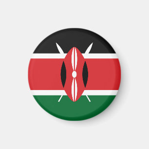 Kenya flag magnet