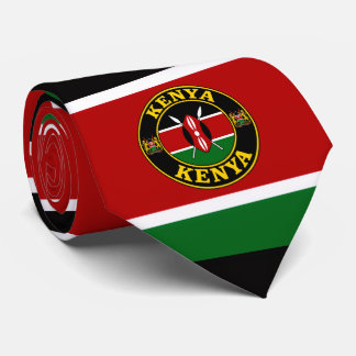 Kenya Flag Neck Tie, Stylish Kenyan Tie
