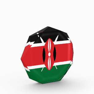 Kenya flag photo block
