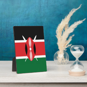 Kenya flag plaque