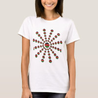 Kenya Flag Radial Pattern: Patriotic Art & Decor