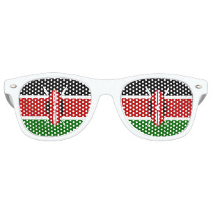 Kenya Flag Retro Sunglasses