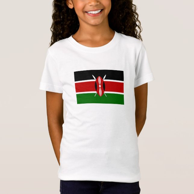 Kenya Flag T-Shirt (Front)