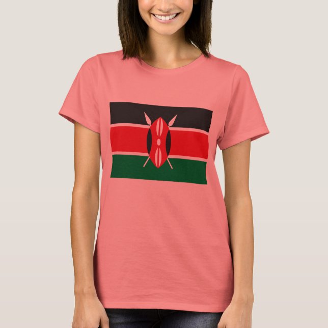 Kenya Flag T-shirt (Front)