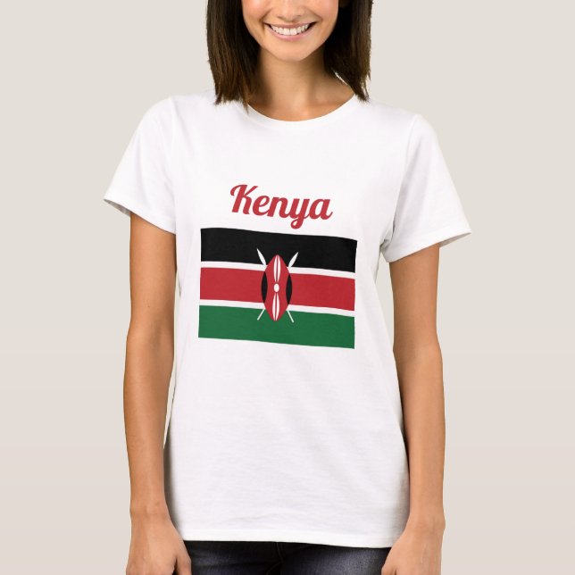 Kenya Flag T-Shirt (Front)