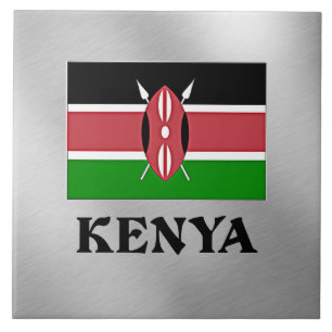 Kenya flag  tile
