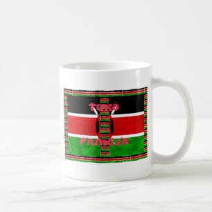 Kenya Flag: Tuko Pamoja - Unity Art Design Coffee Mug
