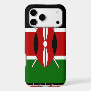 Kenya Flag: With Miniature Flag Frame Border Art 