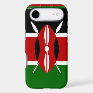 Kenya Flag: With Miniature Flag Frame Border Art 