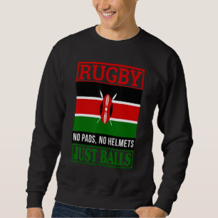 Kenya Funny Rugby Sweatshirt