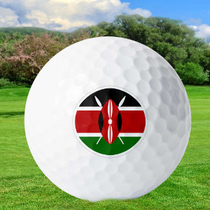 Kenya Golf Balls, Kenyan Flag Golfers / Patriots Balls