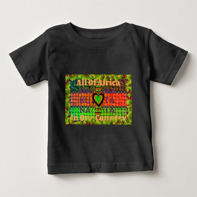 Kenya Hakuna Matata Baby T-Shirt (Front)