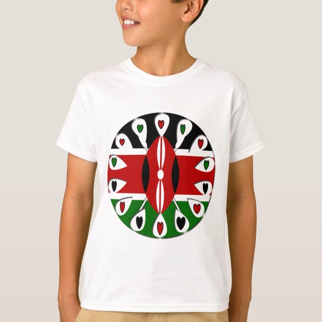 Kenya Hearts T-Shirt (Front)