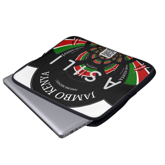 Kenya Heritage: Asili (Origin)  Customizable Laptop Sleeve (Front Bottom)
