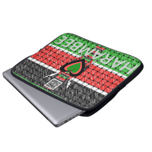 Kenya Heritage Harambee Pulling together   Heart W Laptop Sleeve