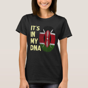 Kenya In My Dna Kenyan Flag Team Kenya T-Shirt