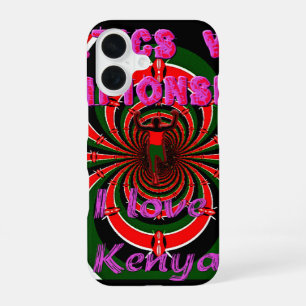 Kenya International Athletics Sports iPhone 16 Case