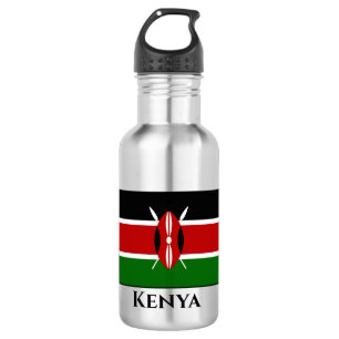 Kenya (Kenyan) Flag 532 Ml Water Bottle