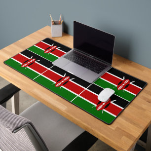 Kenya / Kenyan Flag Desk Mat