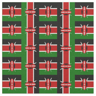Kenya & Kenyan Flag fashion, travel/sport Fabric