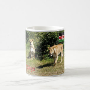 Kenya - Lionesses - Coffee Mug