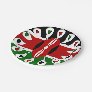 Kenya Lovely Paper Plates