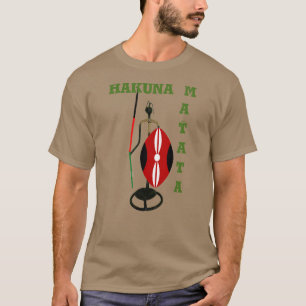 Kenya Mara Safari Basic Dark T-Shirt Template