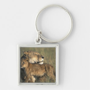 Kenya, Masai Mara Game Reserve, Lioness Key Ring