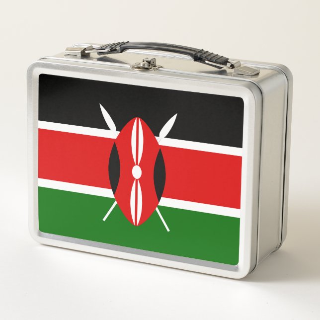 Kenya Metal Lunch Box (Front)